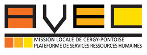 Logo AVEC mission locale de Cergy-Pontoise
