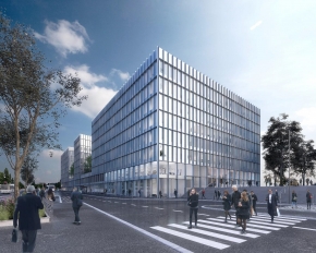 Le futur immeuble de bureaux du Verger