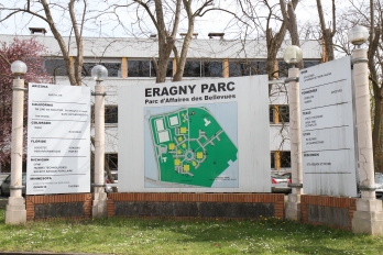 Eragny - Plan du Parc d'activités des Bellevues