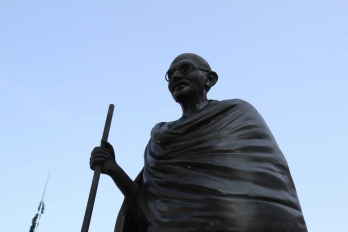 Statue de Gandhi à Vauréal