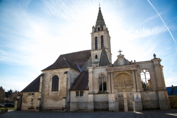 L'église Saint-Christophe à Cergy