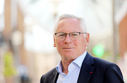 Jean-Paul Jeandon, maire de Cergy, président de la Communauté d'agglomération de Cergy-Pontoise