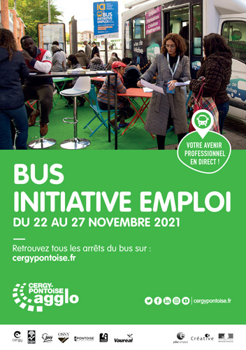 Affiche du bus de l'initiative 2021