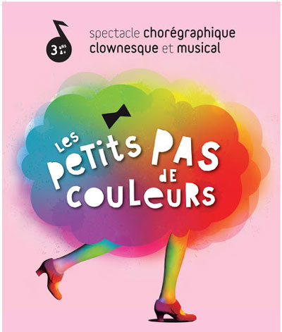 Affiche Les Petits pas de couleur