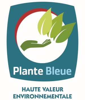 Label Plante bleue