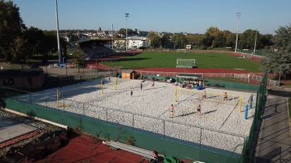 Terrain de beach volley et Parc des Sports à Saint-Ouen l'Aumône