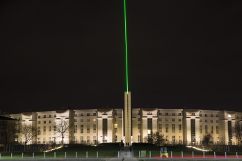 Laser de l'Axe majeur visible de nuit