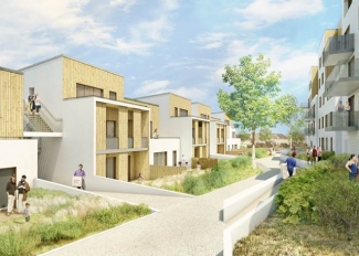 Les futurs logements du quartier Bellefontaine à Jouy-le-Moutier