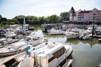 Port Cergy, les bateaux