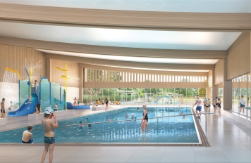 Projet de centre aquatique à Saint-Ouen l'Aumône