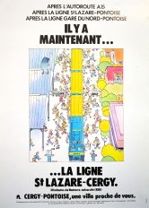 L'arrivée de la ligne Cergy - Paris Saint-Lazare - Source : CDU